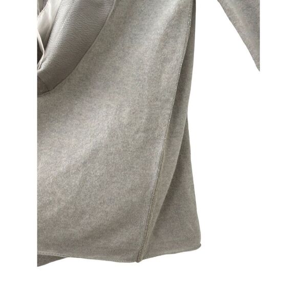 Fabiana Filippi Pullover Merino Lambswool Blend Sweater Gray Women’s Size Medium - Picture 3 of 6